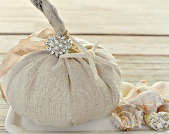 Fabric Pumpkin-Rustic-Seaside