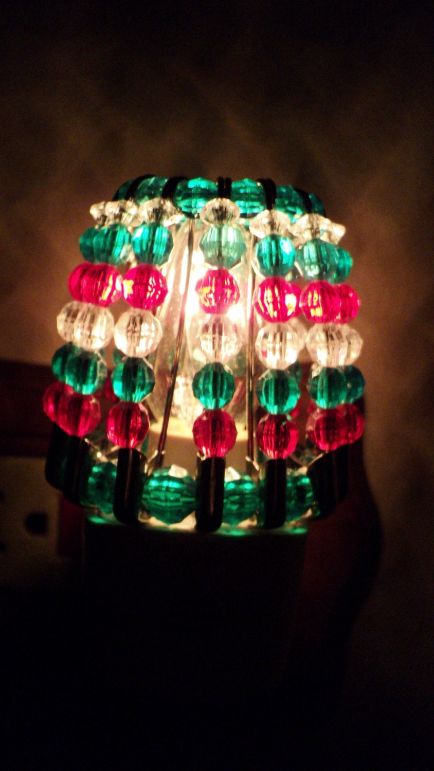 Night Light Shade Beaded Christmas Home Decor Christmas