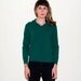 vintage wool pullover sweater / kelly green / small