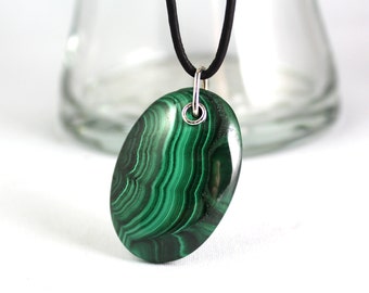 Popular items for malachite pendant on Etsy