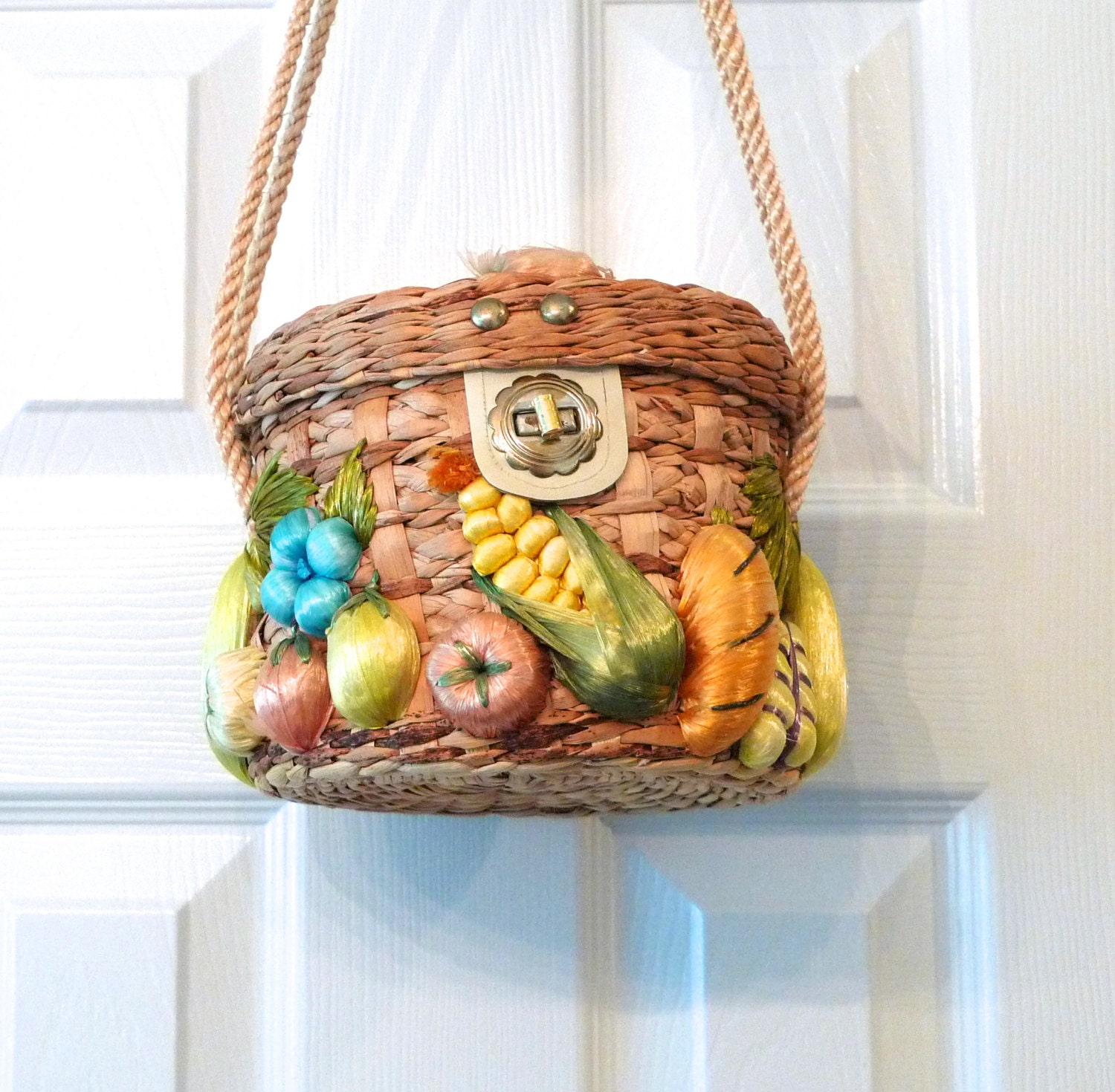 woven basket bag