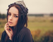 Goth Couture 'Dark Princess' Small Kokoshnik Headdress