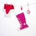 Christmas Stocking : Converse inspired - girl holiday stockings