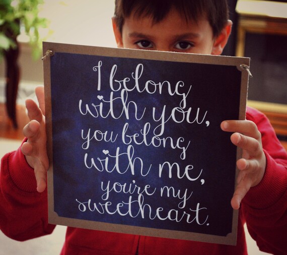 Engagement photo prop signs Il_570xn