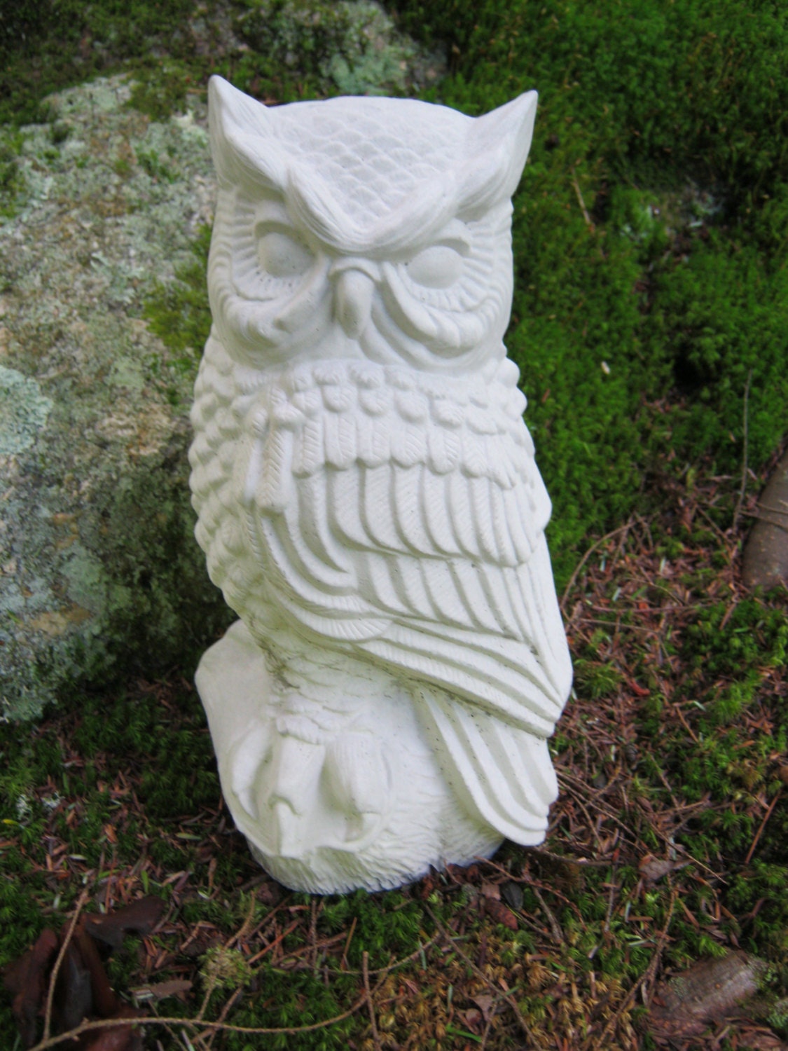 large garden owl statue