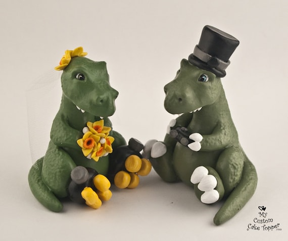 toppers t wedding cake rex Dinosaur by T Topper Custom Cake Rex Wedding