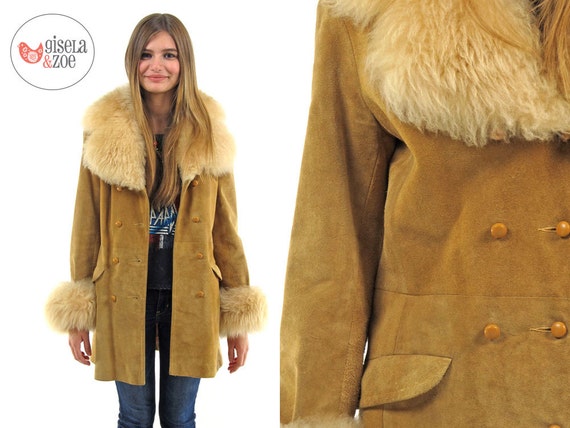 Collection Suede Shearling Coat Pictures - Reikian