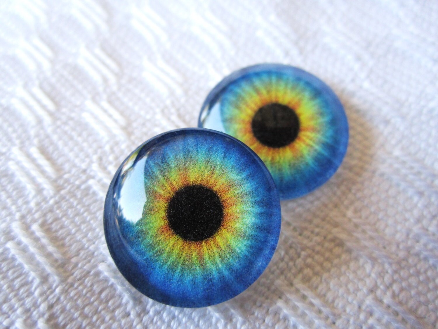 16mm glass eye cabochons for jewelry making craft supplies and