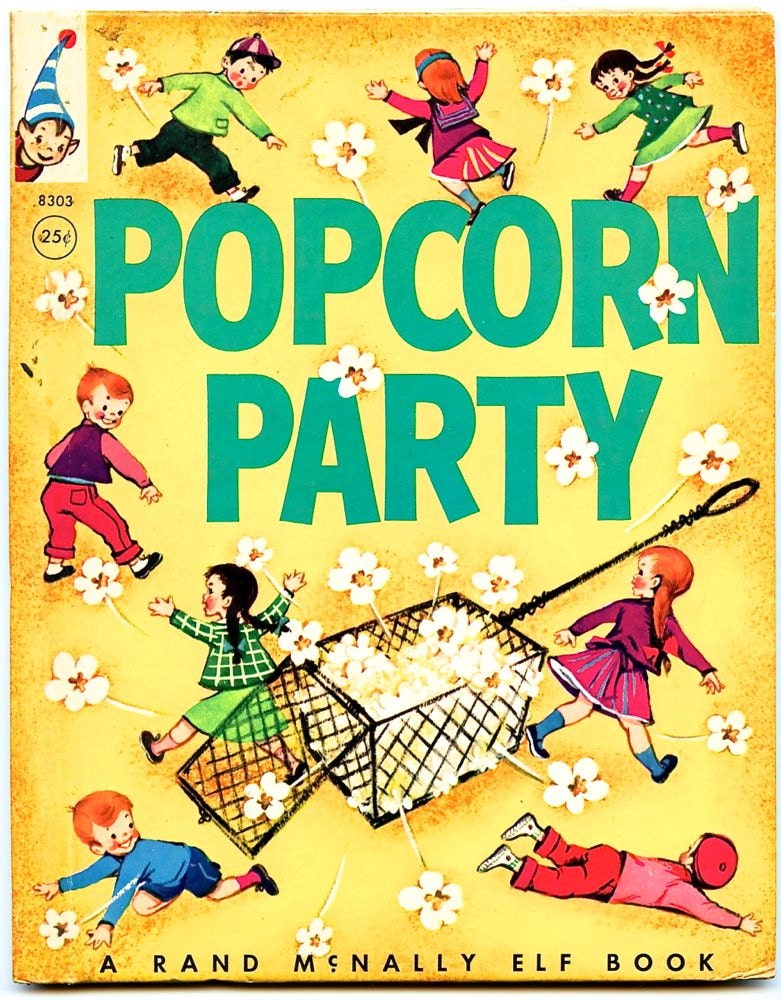 Popcorn Party Vintage Children's Book by SunshineVintagePhoto