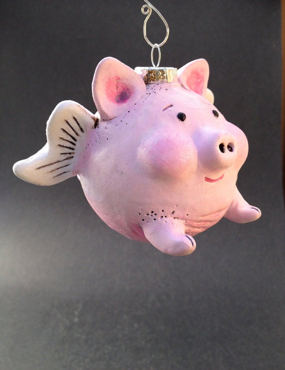flying pig christmas ornament hand sculpted orn flyingpig002 flying pig christmas ornament hand sculpted orn flyingpig002