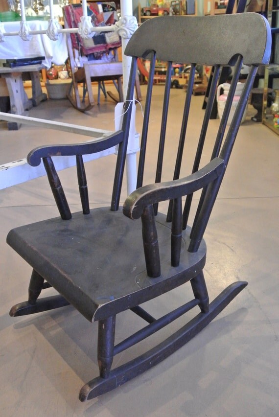 SALE Wonderful Child's Traditional Boston Rocker Nichols