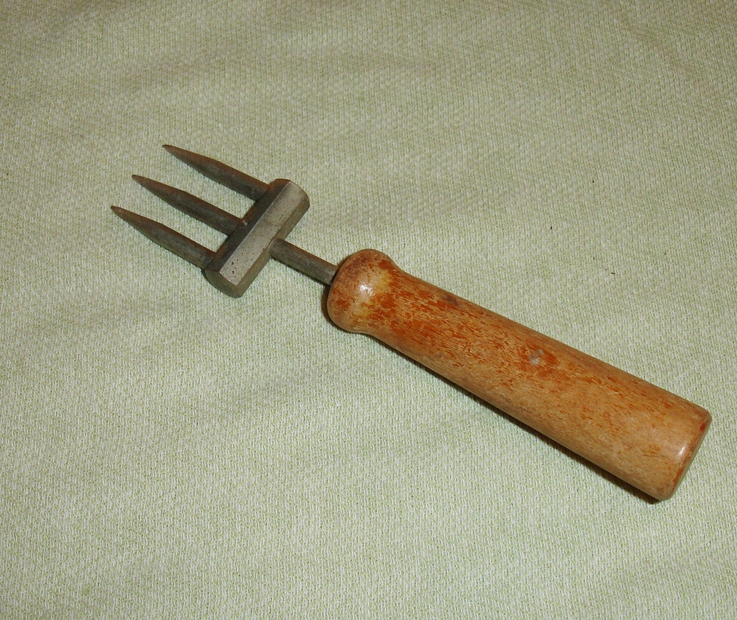 1930's Antique Ice Pick with Wooden Handle