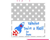 Valentine's Day Rocket Treat Bag Topper Il_170x135