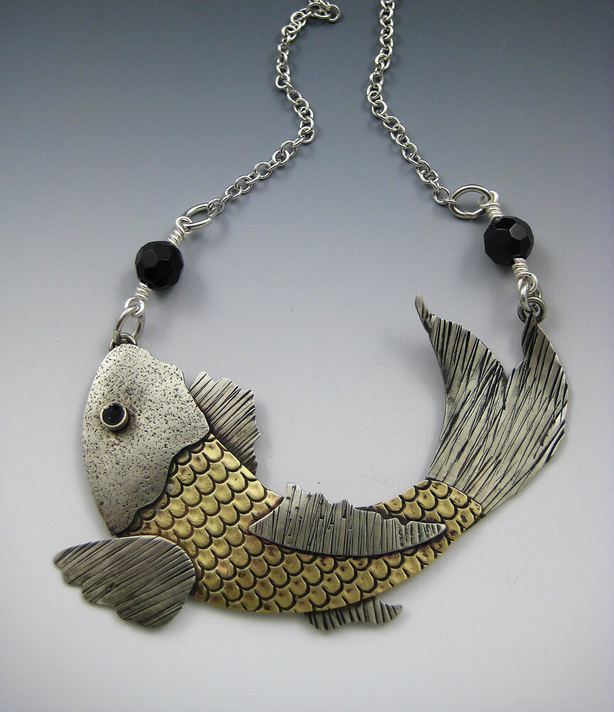 Koi Fish Necklace Koi Fish Koi Fish Pin Japanese Fish