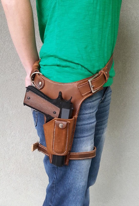 Tomb Raider Lara Croft Leather Holster Costume Replica Etsy