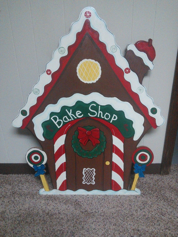 Christmas 3 Piece Gingerbread Bake Shop Wood by 