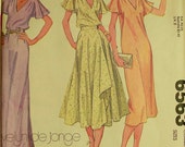 Dress,  Top & Wrap Skirt by Evelyn de Jonge -1970's -McCall's Pattern 6563  Uncut  Sizes  6-8-10  Bust 30.5-31.5-32.5"