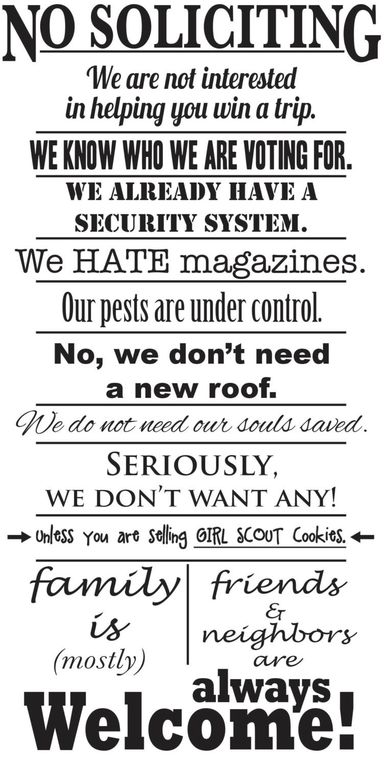 It's just a graphic of Smart Funny No Soliciting Sign Printable It's just a graphic of Smart Funny No Soliciting Sign Printable