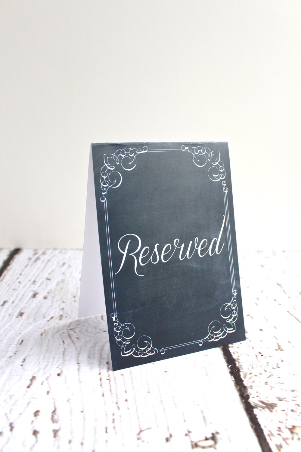 Wedding Reserved Signs Tent Cards by MulberryMarketDesign on Etsy