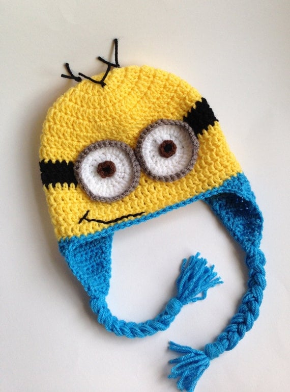 Minion Hat Crochet Hat Minion Crochet Minion Hat Hat