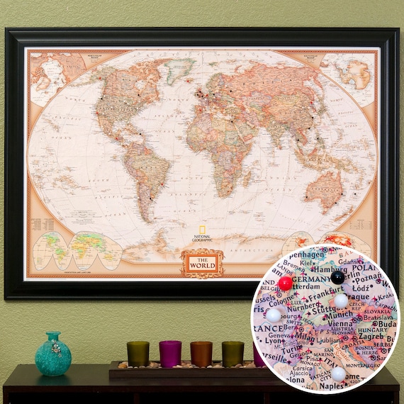 Executive World Travel Map With Pins And By PushPinTravelMaps   Il 570xN.559674541 6xzk 