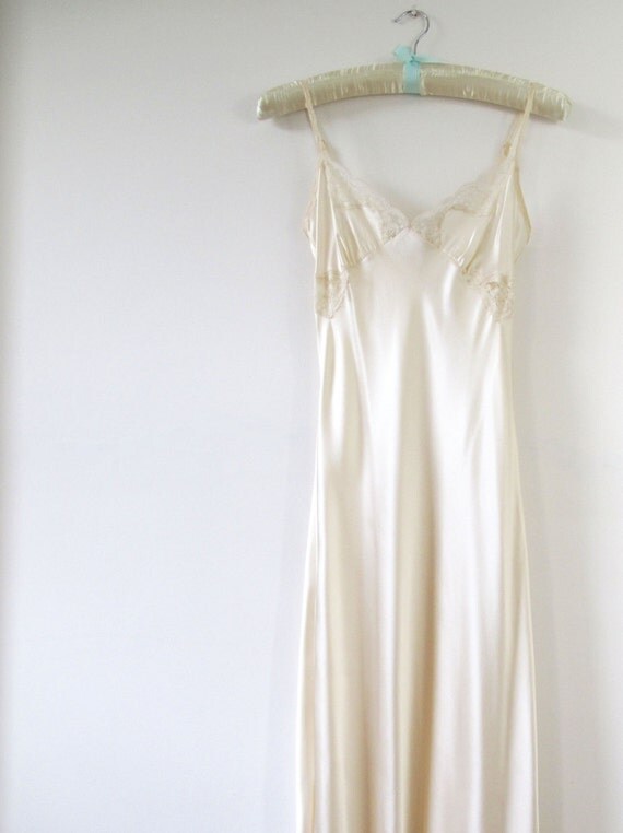 full length silk slip