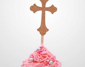 CROSS Party Treat Picks / Cupcake Toppers (Set of 12) - Pick Your Colors! Il_170x135