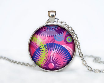Abstract necklace Abstract pendant abstract jewelry