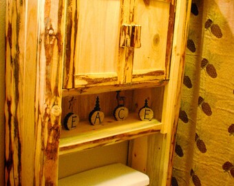 Handcrafted pine Bathroom Cabinet