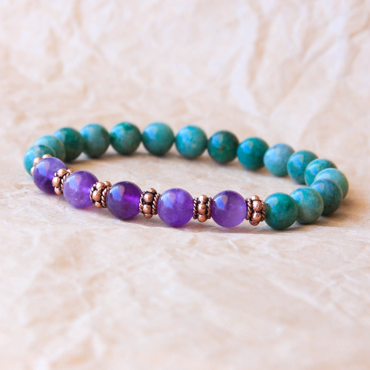 Yoga Bead Bracelet Wrist Mala Buddhist Jewelry African Jade