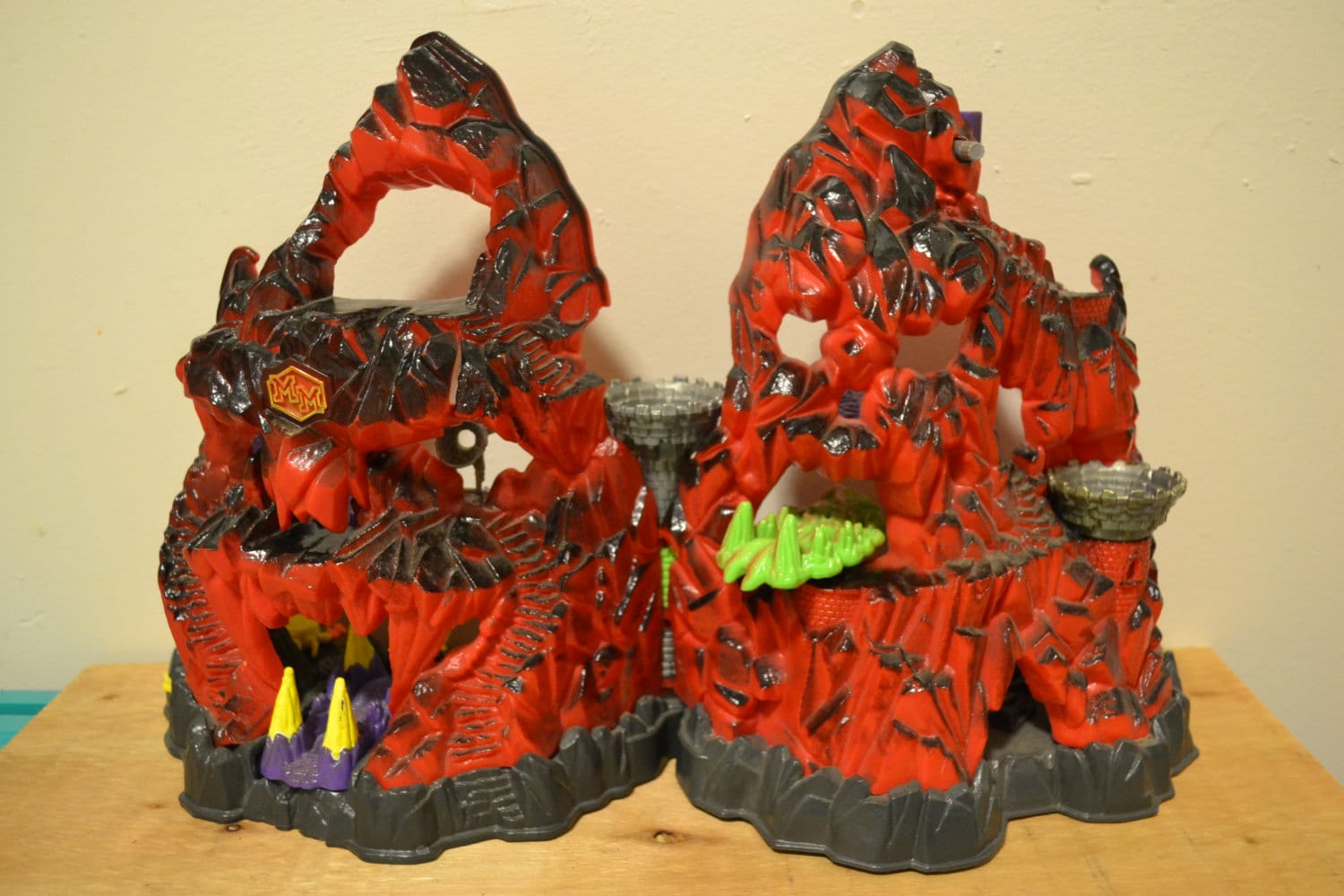 Mighty Max Skull Mountain 1990s playset bluebird by BlancoBros