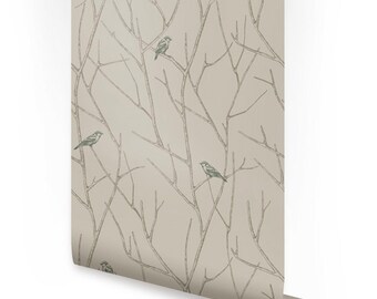 DIY Peel and Stick Fabric Wallpaper and Wallpaper by AccentuWall