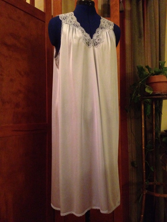 Soft Light Blue Vanity Fair Nightgown