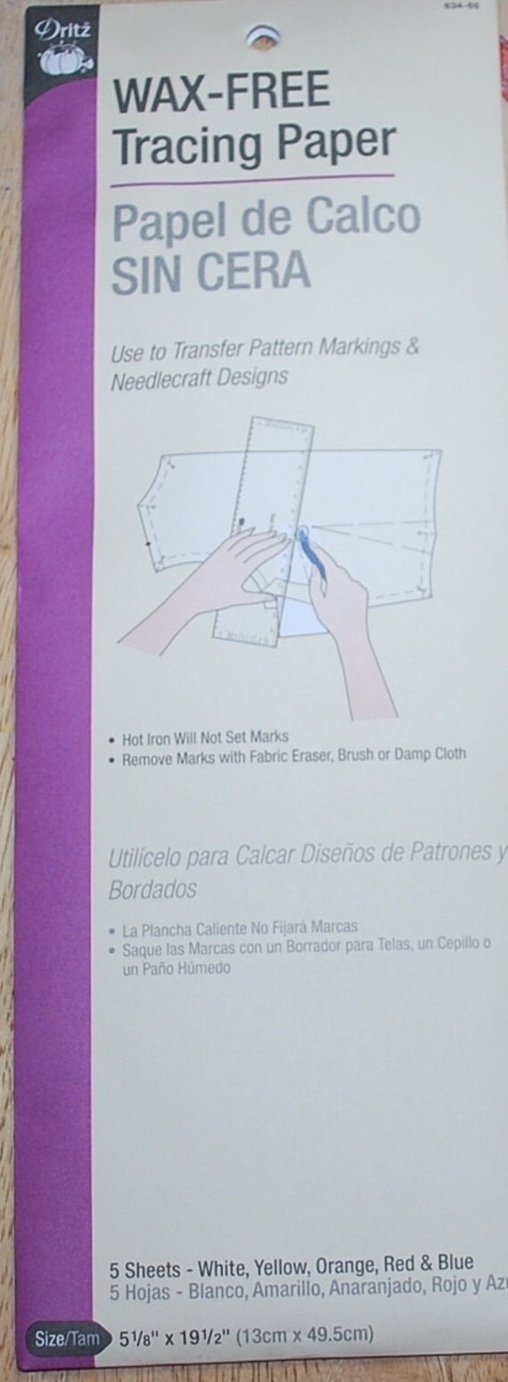 Waxed Pattern Tracing Paper | tracing paper wax free new Waxed Pattern Tracing Paper | tracing paper wax free new