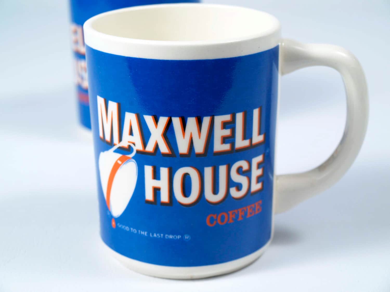 Pair of Vintage Maxwell House Coffee Mugs NOS