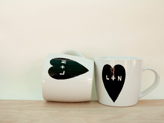 Custom couple mugs // personalized couple mugs // custom mugs // cute couple mugs
