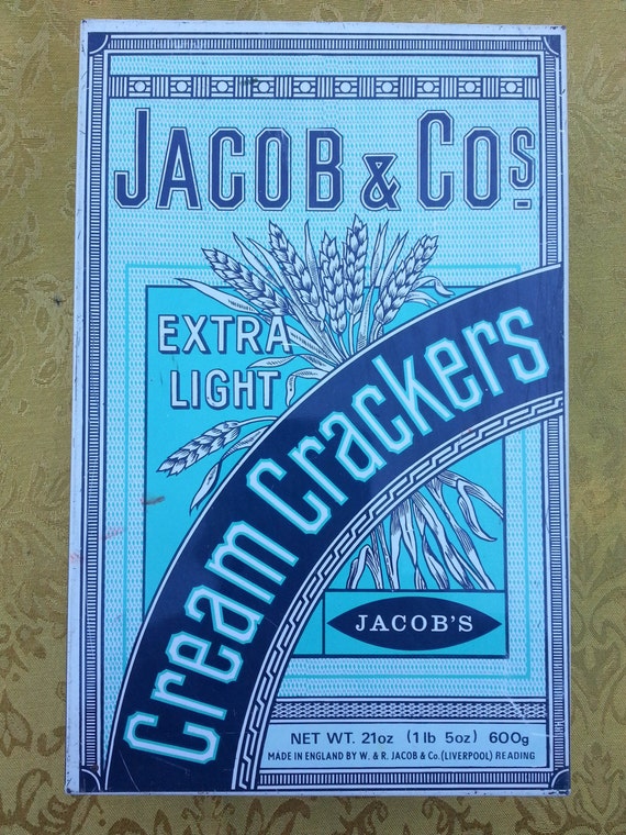 Vintage Jacob & Co Extra Light Cream Crackers Collectible