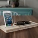 Classic Station | iSkelter | For your Phone, Keys, & Wallet - Desk Caddy Bamboo Organizer Desktop Phone Dock iPhone - Super Fast Shipping