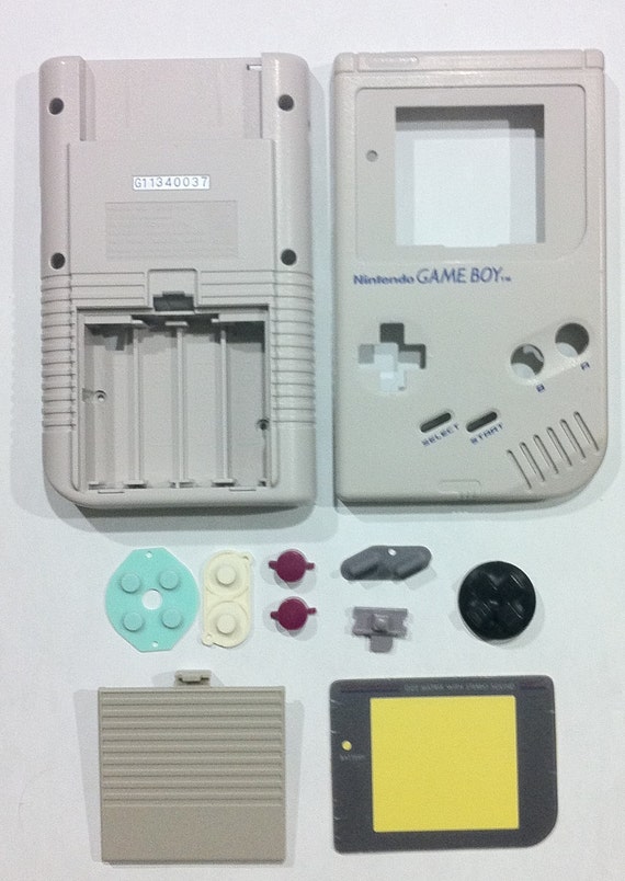 Original Gameboy Parts Kit Housing Shell Screen Buttons