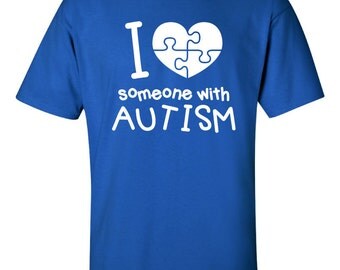 Items similar to Autism awareness tumbler - I love someone with autism ...