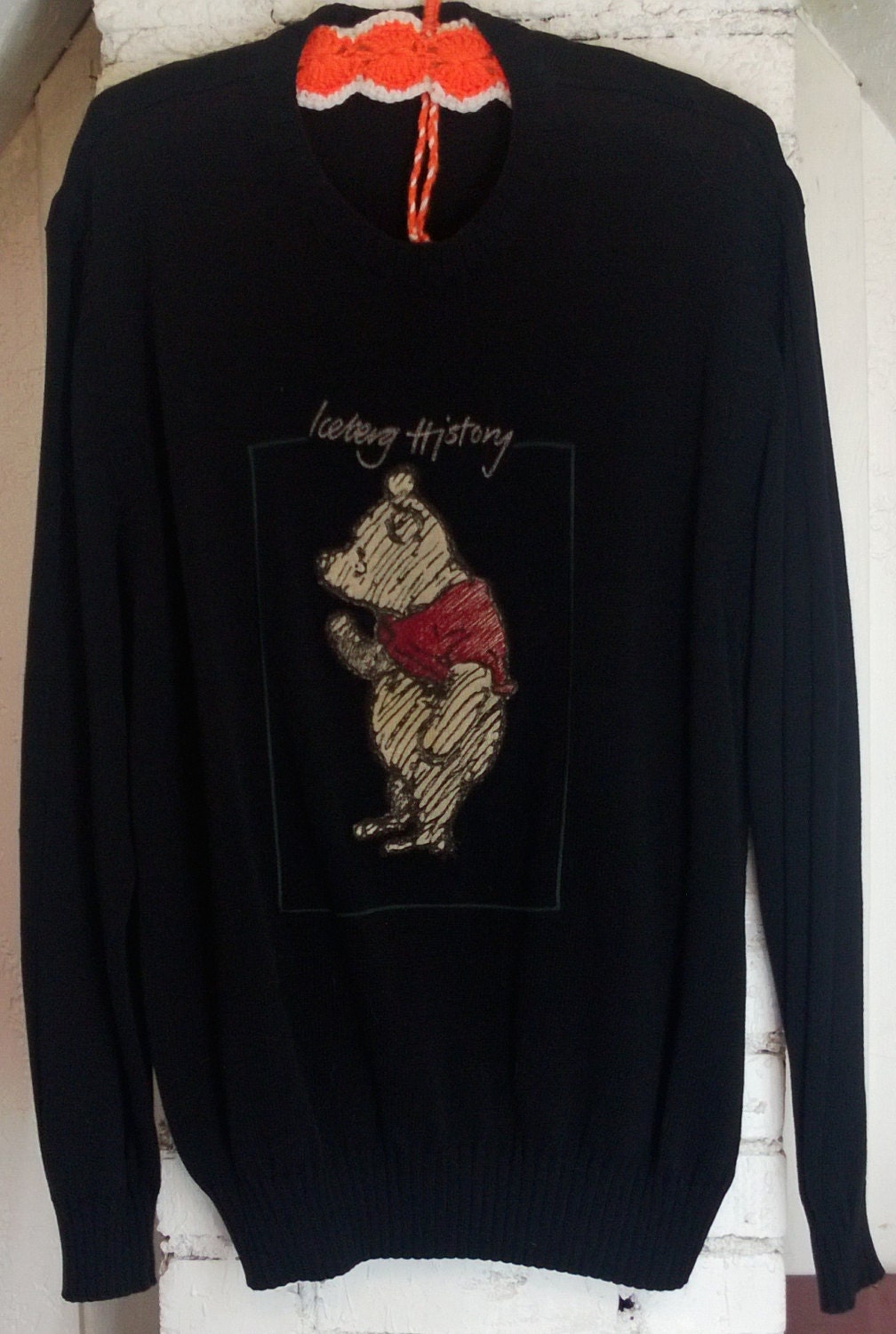 Vintage 80s 90s Iceberg History Winnie The Pooh Sweater and Astounding Vintage Iceberg History Clothing you should See