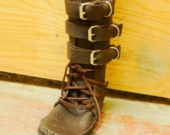 calf high moccasin boots