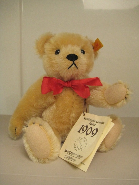 steiff original teddy bear replica 1909