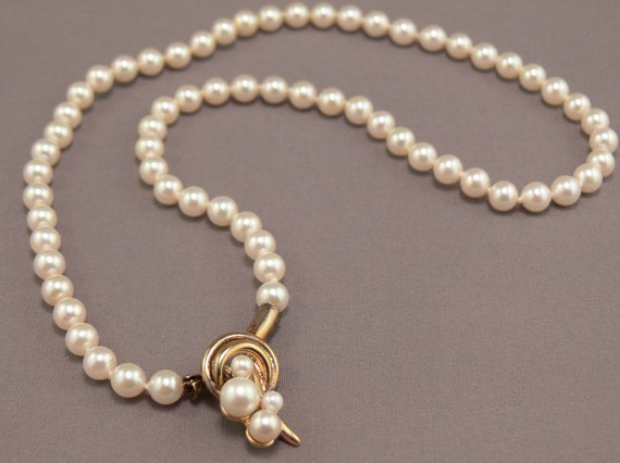 Majorica Pearl & Sterling 925 18Kt Gold Vermeil Pendant Necklace