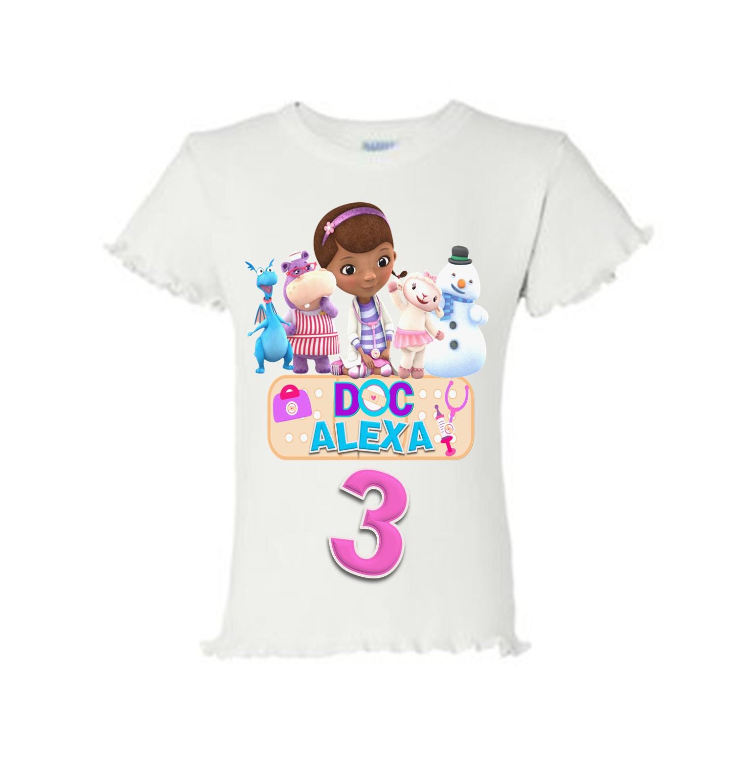 doc mcstuffins custom birthday shirt