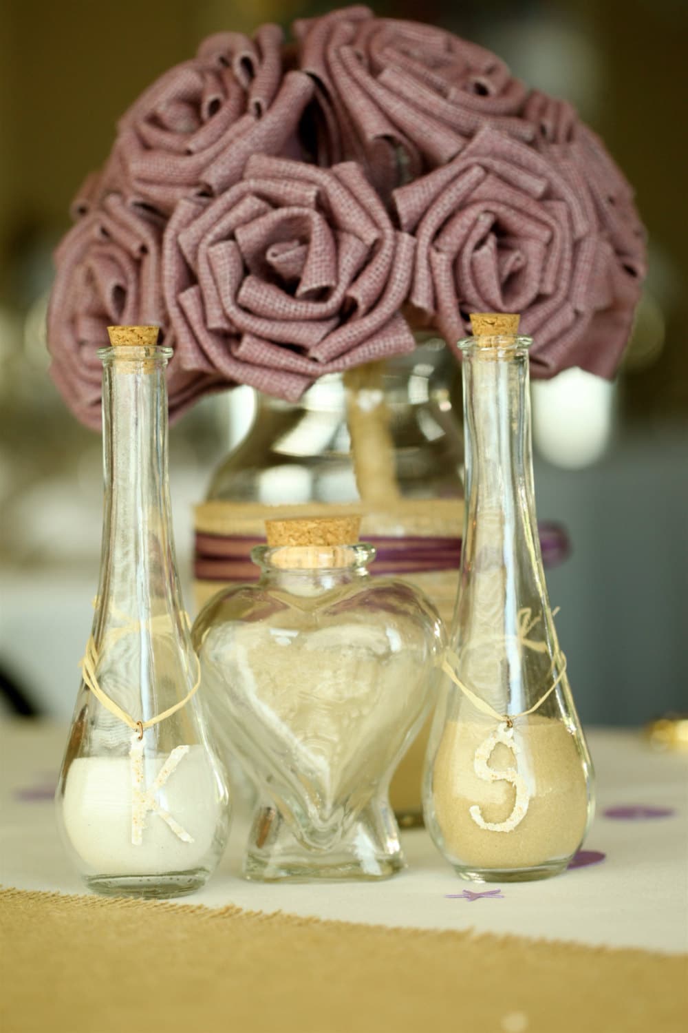 Beach Wedding Sand Ceremony Set with Two Sand by CreatedbyVeney