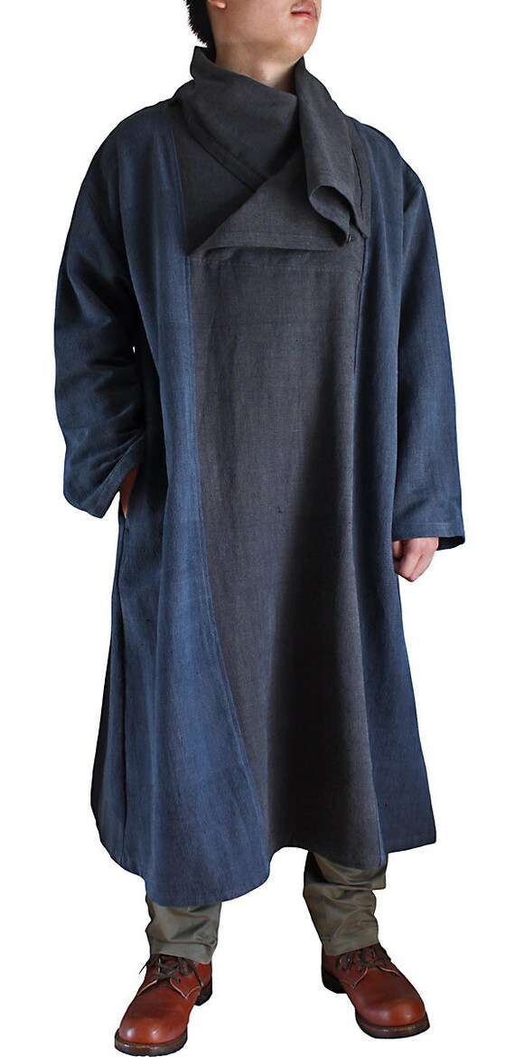 ChomThong Hand Woven Cotton LooseFitting Unisex Outer Robe