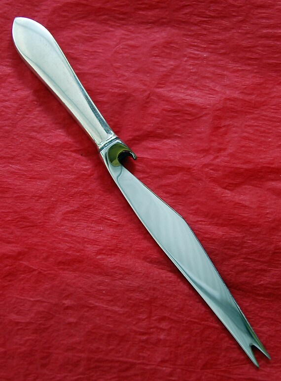 Vintage TIFFANY & Co. CHEESE BAR Knife with Pick and Bottle