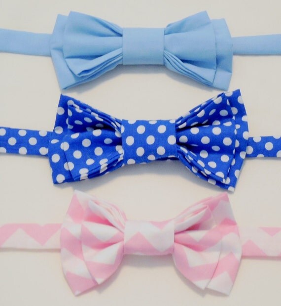 Bow ties size 12 month and up. baby toddler by CuppyCakeClothing