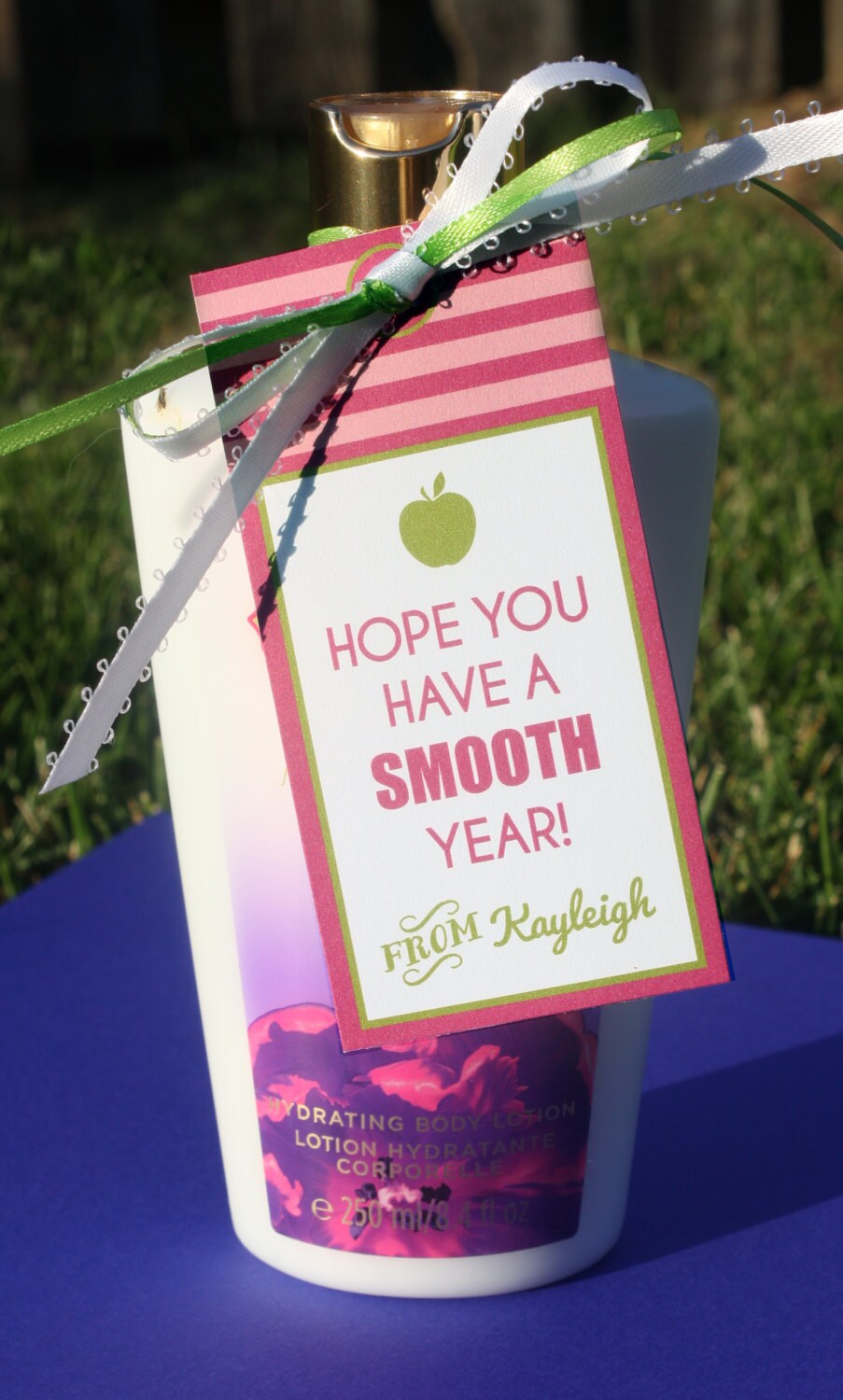 Lotion Bottle Gift Tag for Teachers Instant Printable